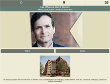 Tablet Screenshot of goldencolawyer.com